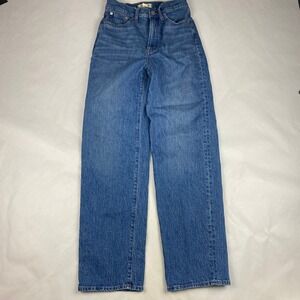 Madewell Jeans Women's Size 26T The Perfect Vintage Wide-Leg Jean Blue